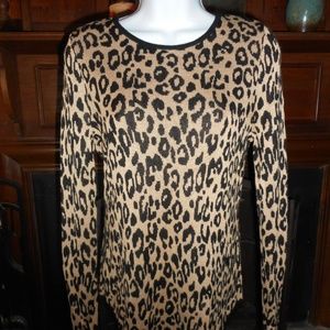 BOGO FREE, NWOT Chico's leopard sweater, size XS or 0